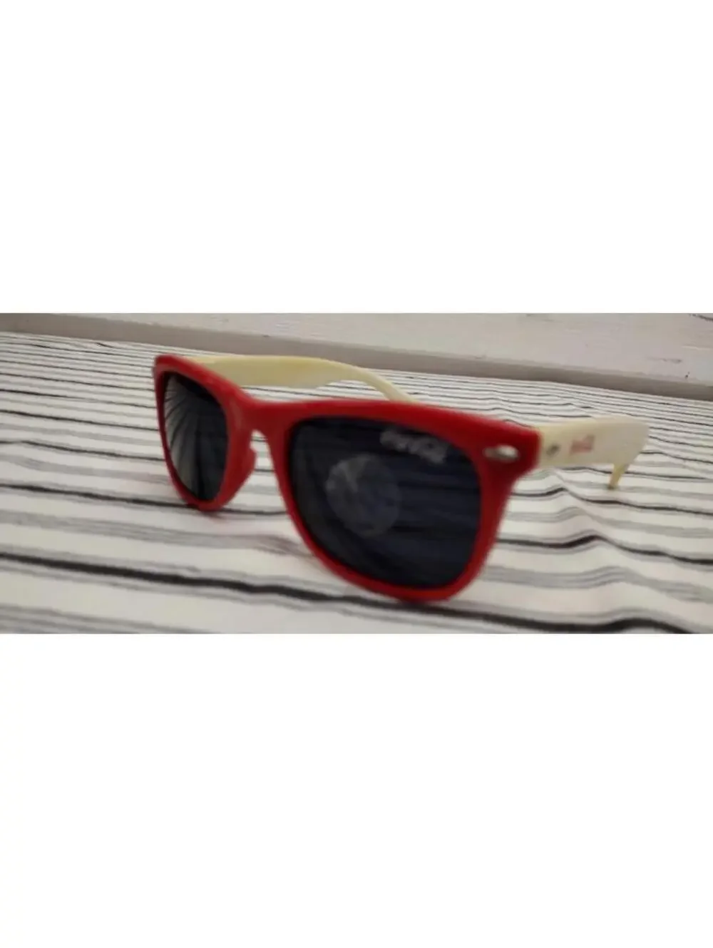 Vintage 1980s Coca Cola Children's Size Red Eyeglasses 1980s does 1950s Colors